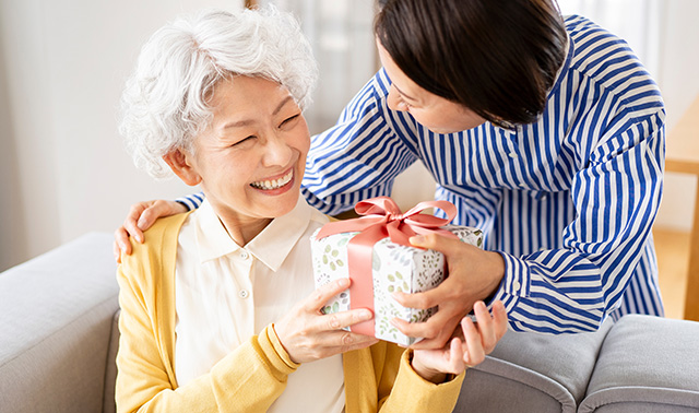 お母さん、奥様へのお誕生日プレゼントや還暦祝いとして